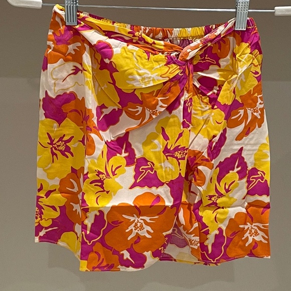 NWT L*Space Capri Mini Skirt Bliss And Blossom / Cover-Up (Size M) - Picture 4 of 6